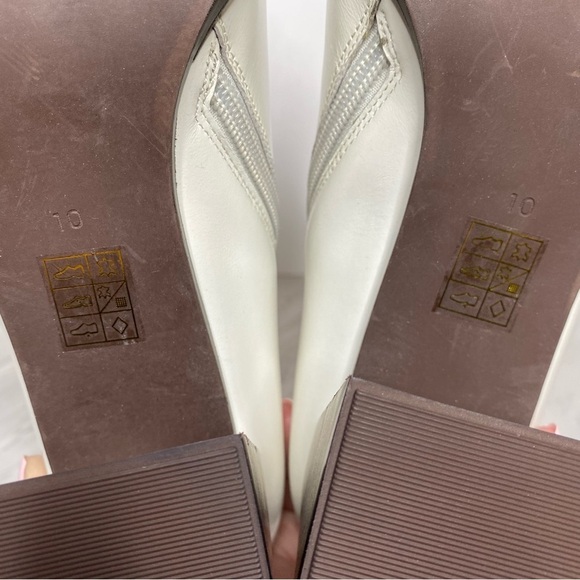 Jeffrey Campbell White Leather Square Toe Heeled Bootie 10 - Picture 12 of 15